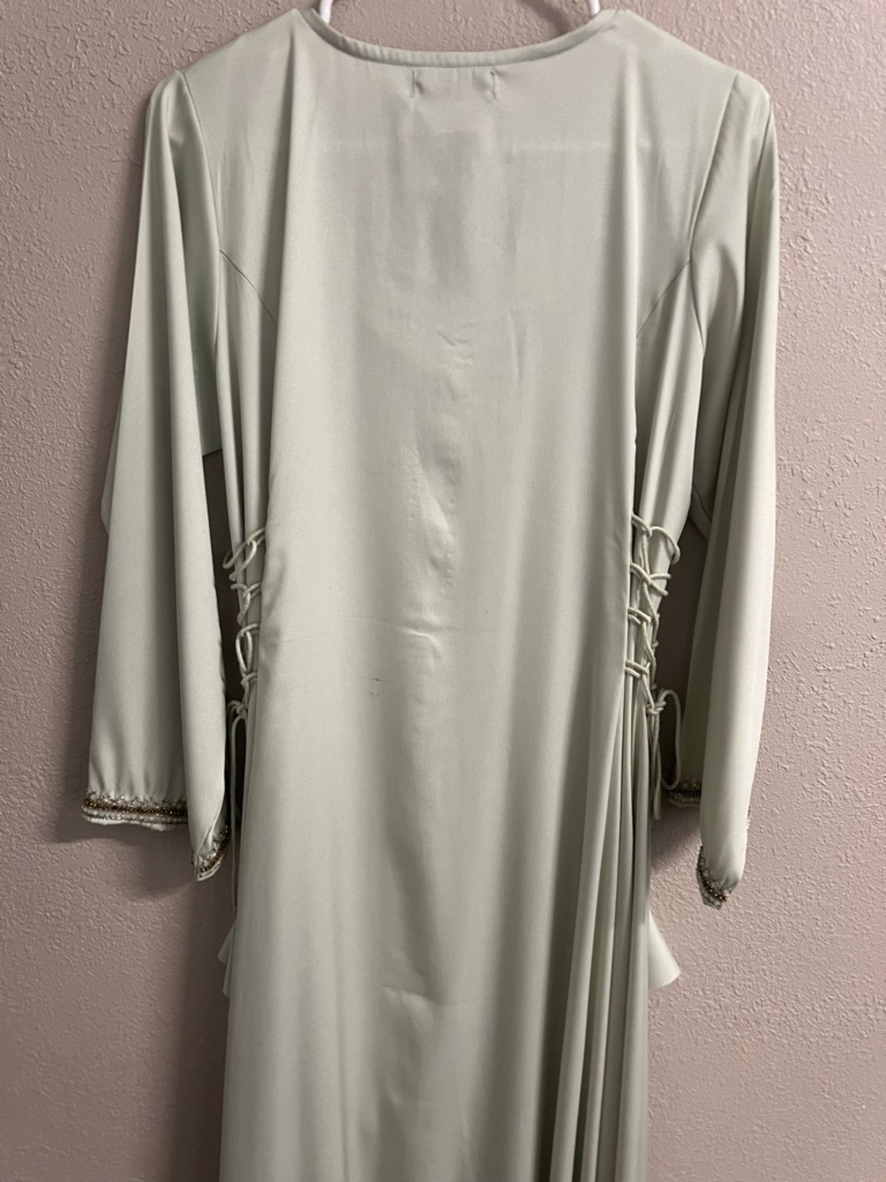 Dubai Kaftan with Beaded Trim - Picture 4 of 7